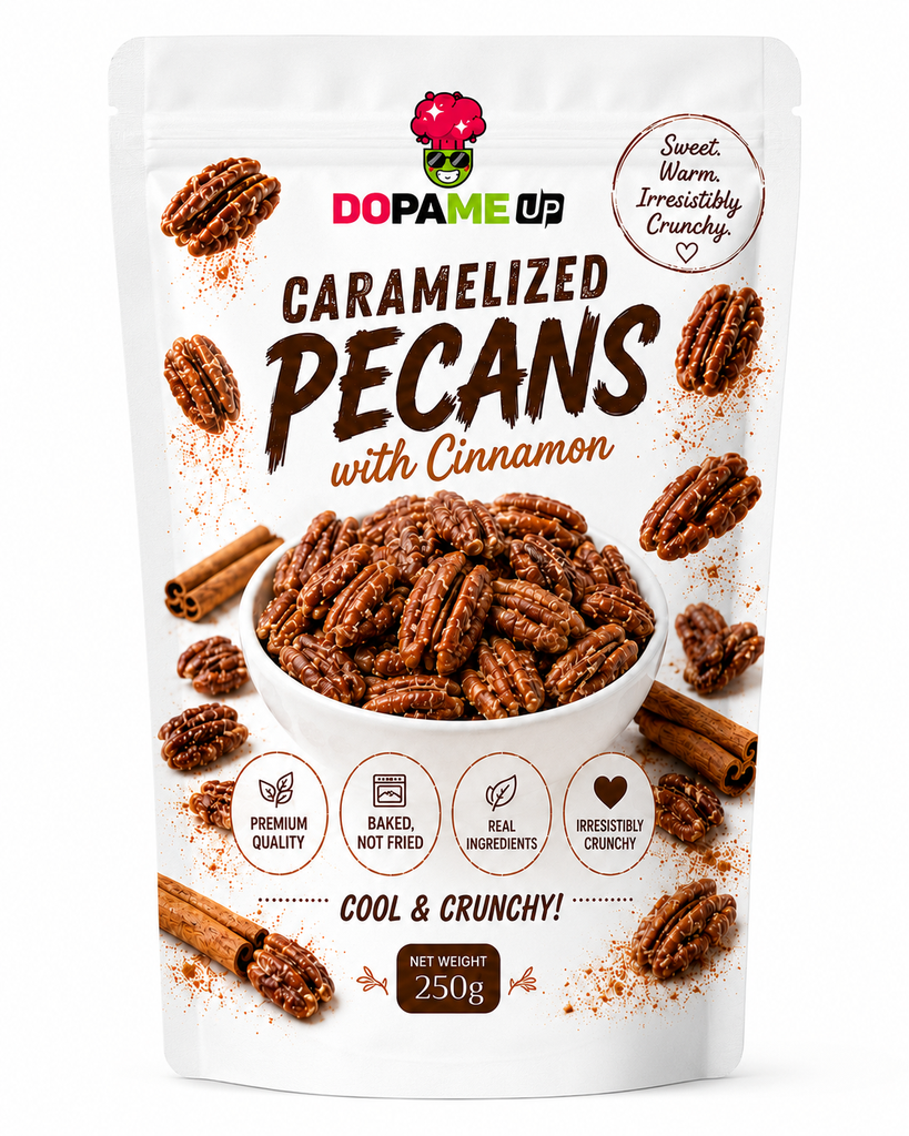 caramelized pecans with cinnamon 250g 
